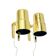 Pair Of Mid Century Scandinavian Brass Wall Lights By H.A. Jakobsson, 1960s