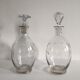 Suite of two vintage carafes