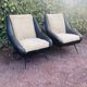 Paire de fauteuils vintage