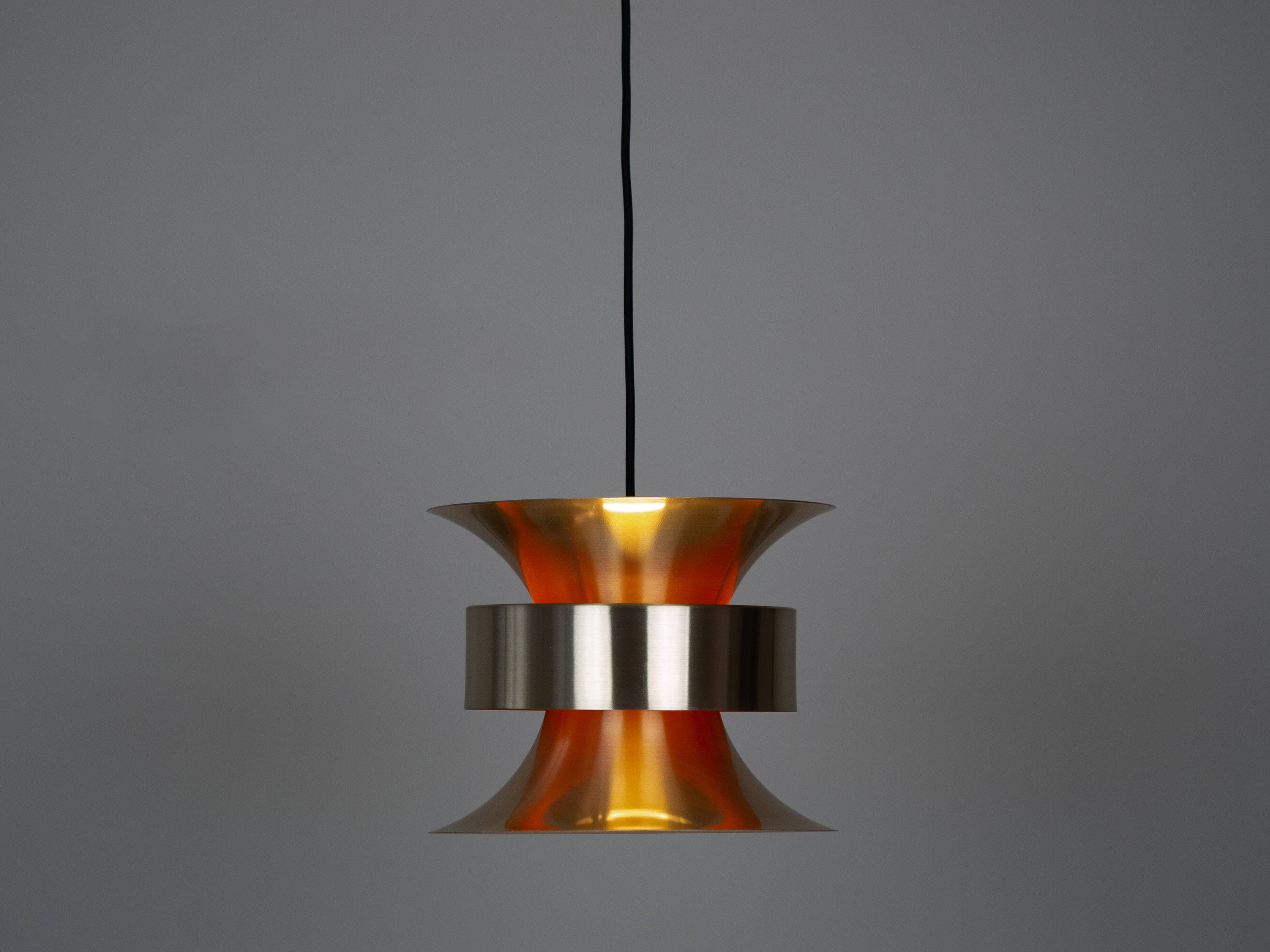 Pair of 2 vintage lamps Trava by Carl Thore, 1960s