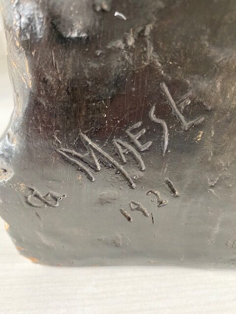 Bust Guido Gezelle 1921 in plaster