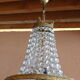 Lustre montgolfière pampilles ø 30 cm