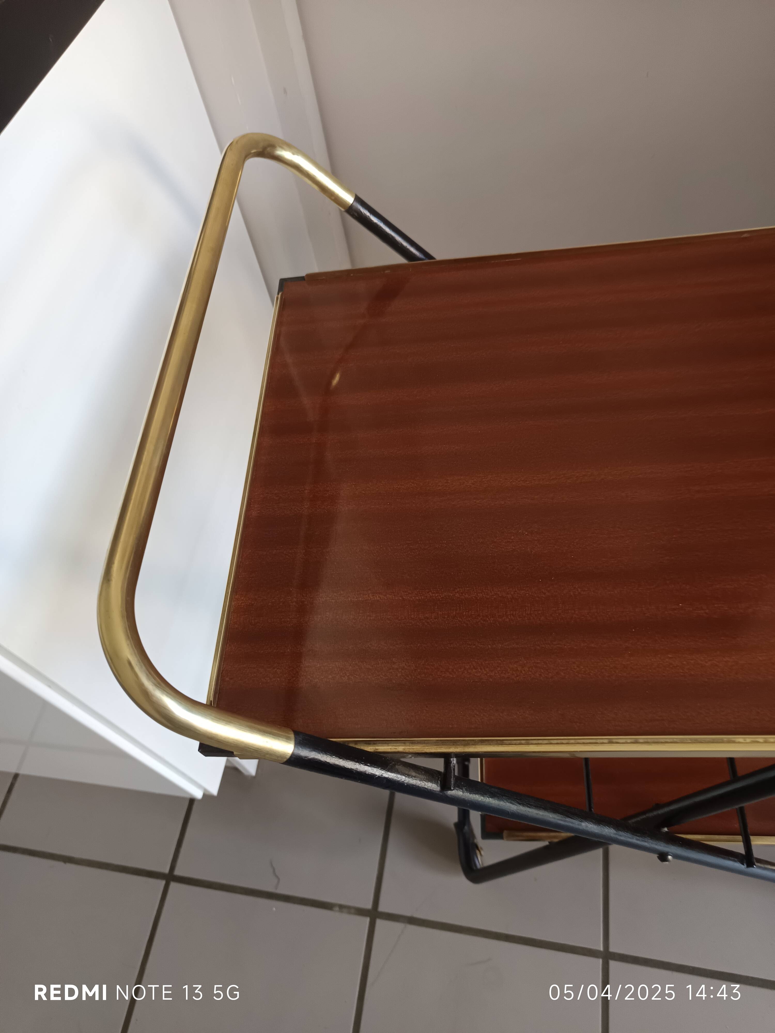 vintage drinks trolley France 1960