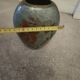 Vase ovale laiton et émail cloisonné
