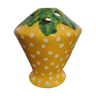 Vase "fraise jaune" pique fleur