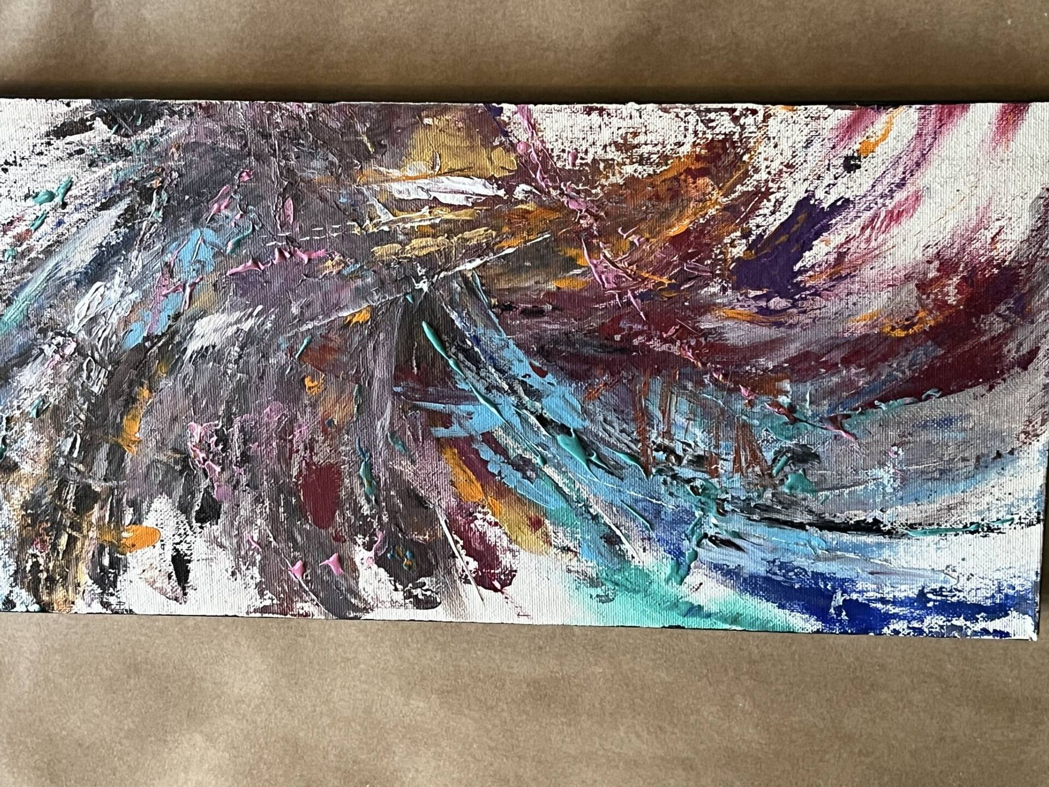 Tableau abstrait contemporain