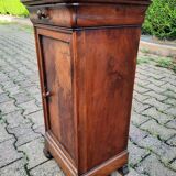 Solid walnut bedside table