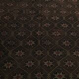 6x10 Brown Yellow Vintage Kilim Rug, 183x297Cm