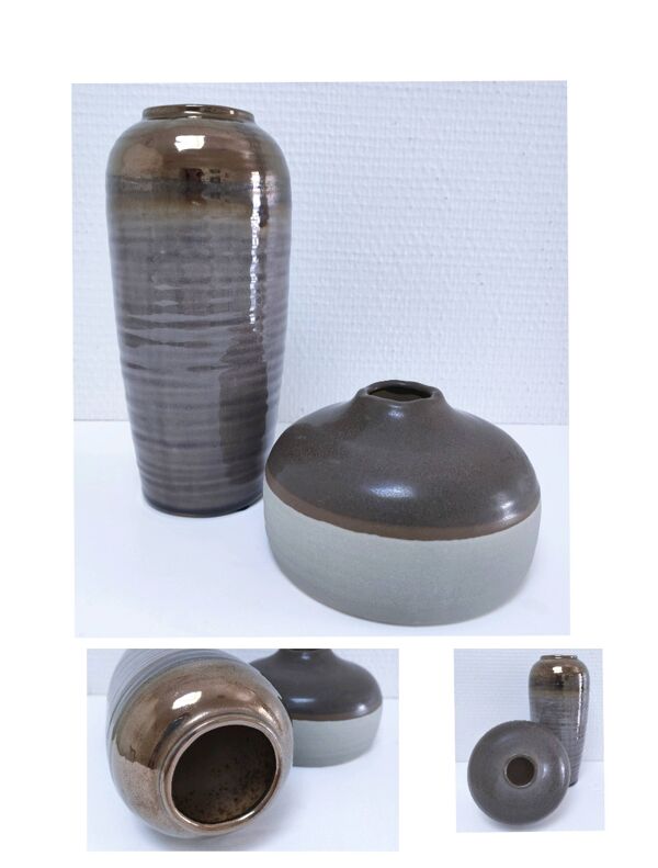 Deux vases céramique design Broste Copenhagen