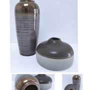 Two Broste Copenhagen designer ceramic vases