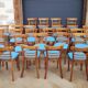 Lot de 24 chaises de bistrot restaurant vintage