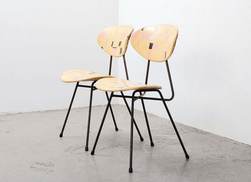 Pair of 'Staatsmijnen' chairs by Rob Parry 1955