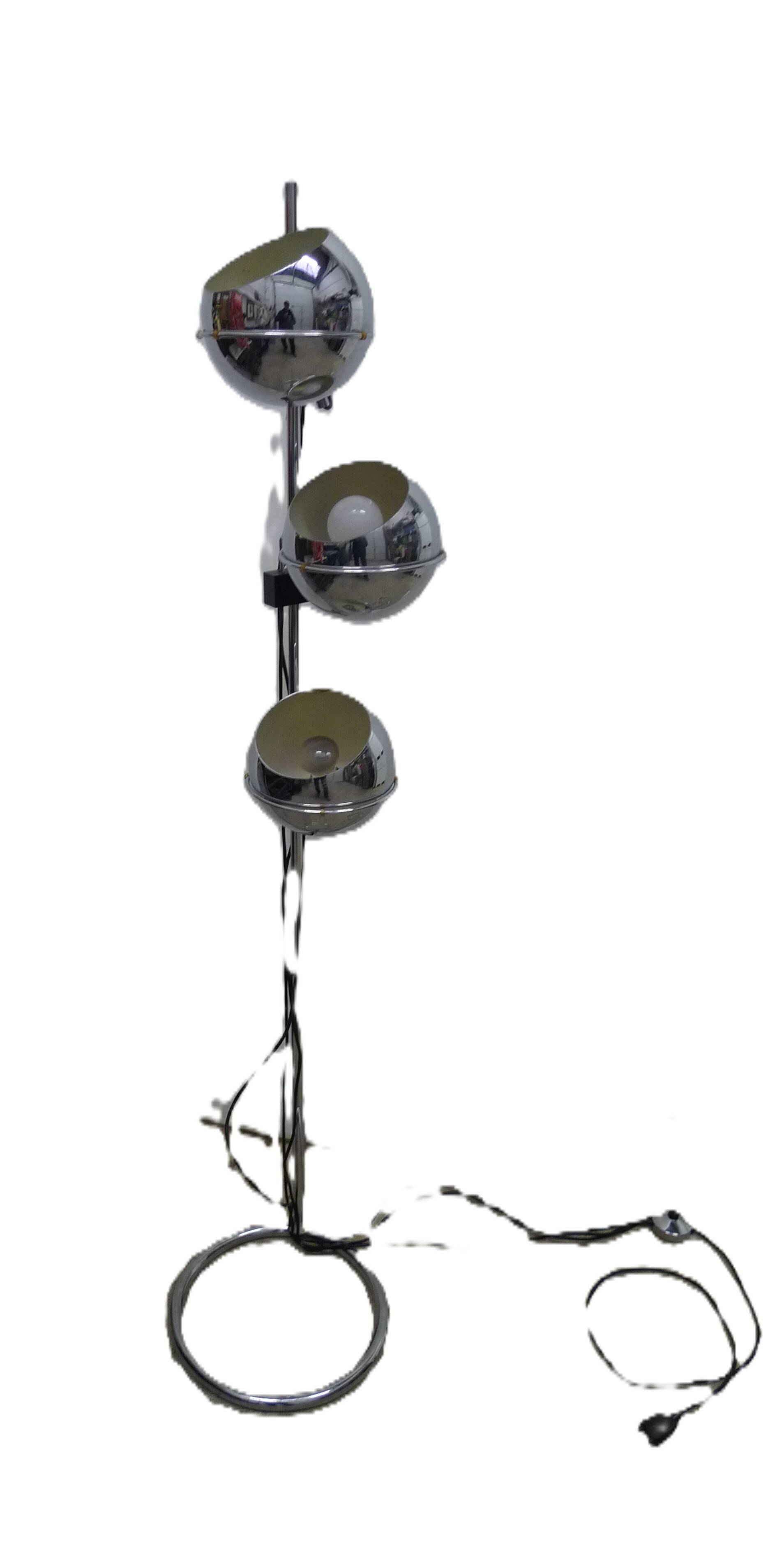 Reggiani vintage eye-ball floor lamp