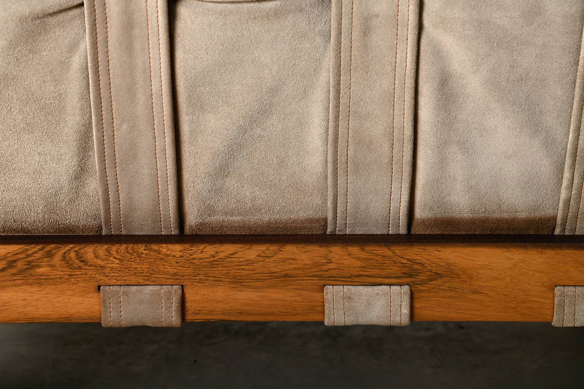 Lounge Chair Suede Leather