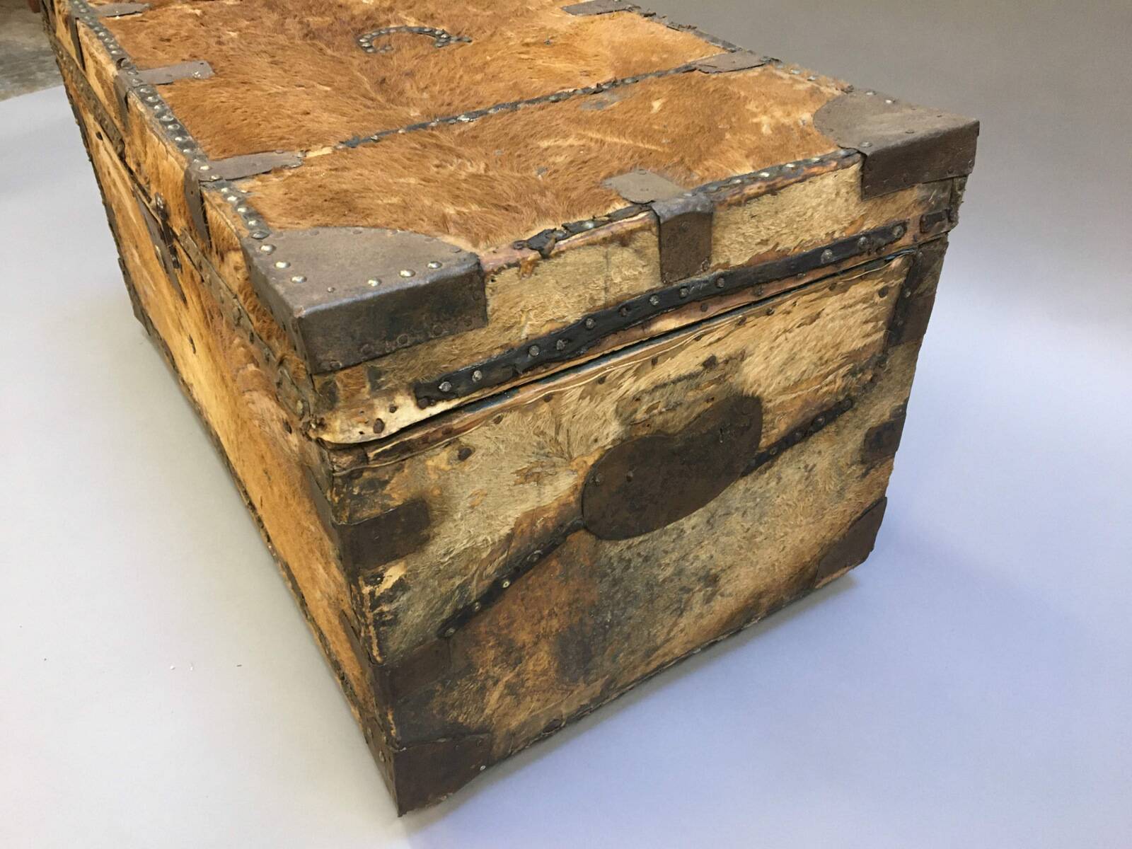19th Century Studded Trunk