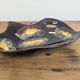 Large vintage ceramic bowl from Vallauris – Brown and orange glaze