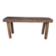 Bench 100 cm old solid wood with patina