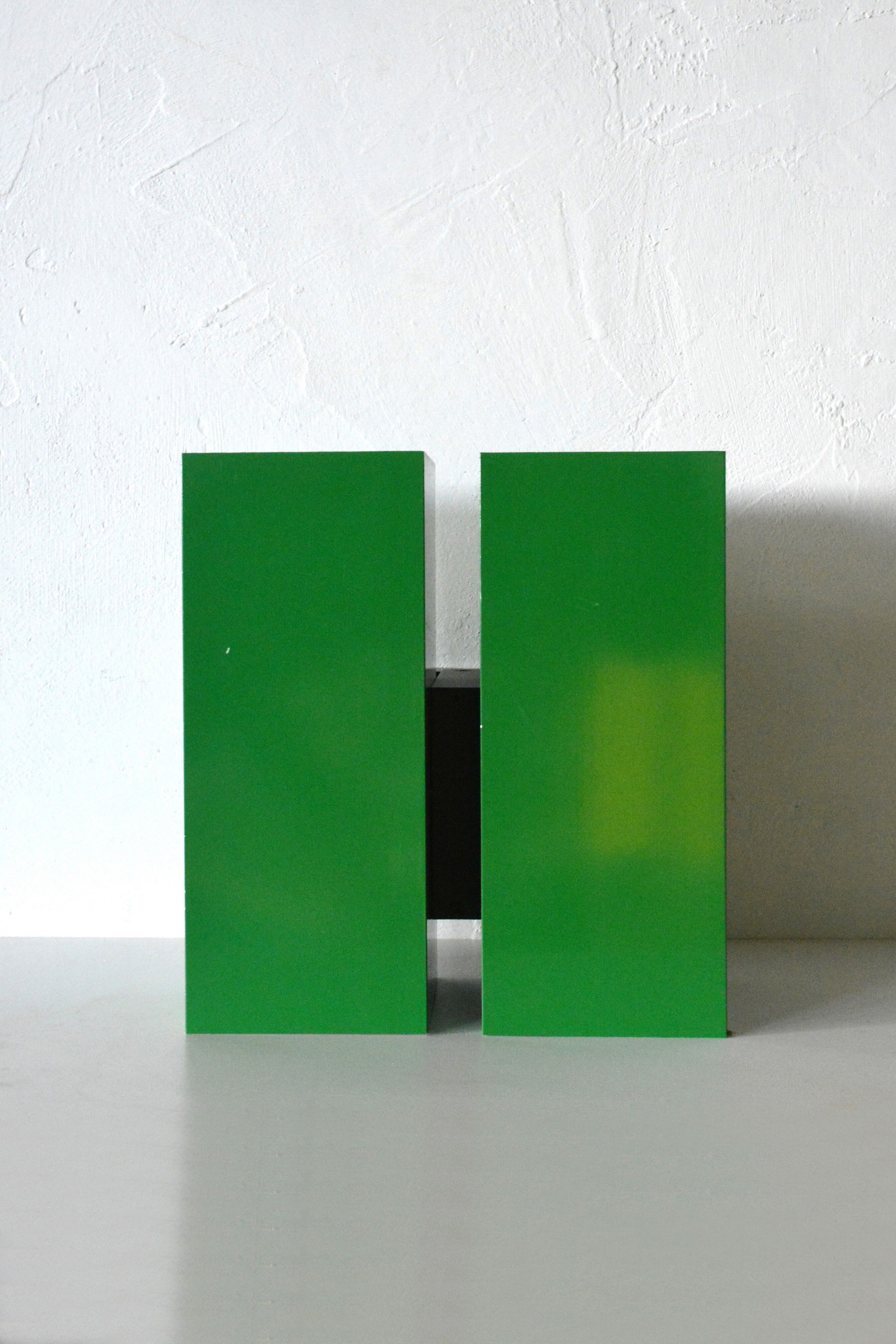 Pair of 60s minimalistic wall lights.