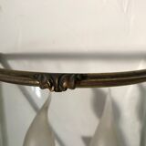 Pair of brass wall lights