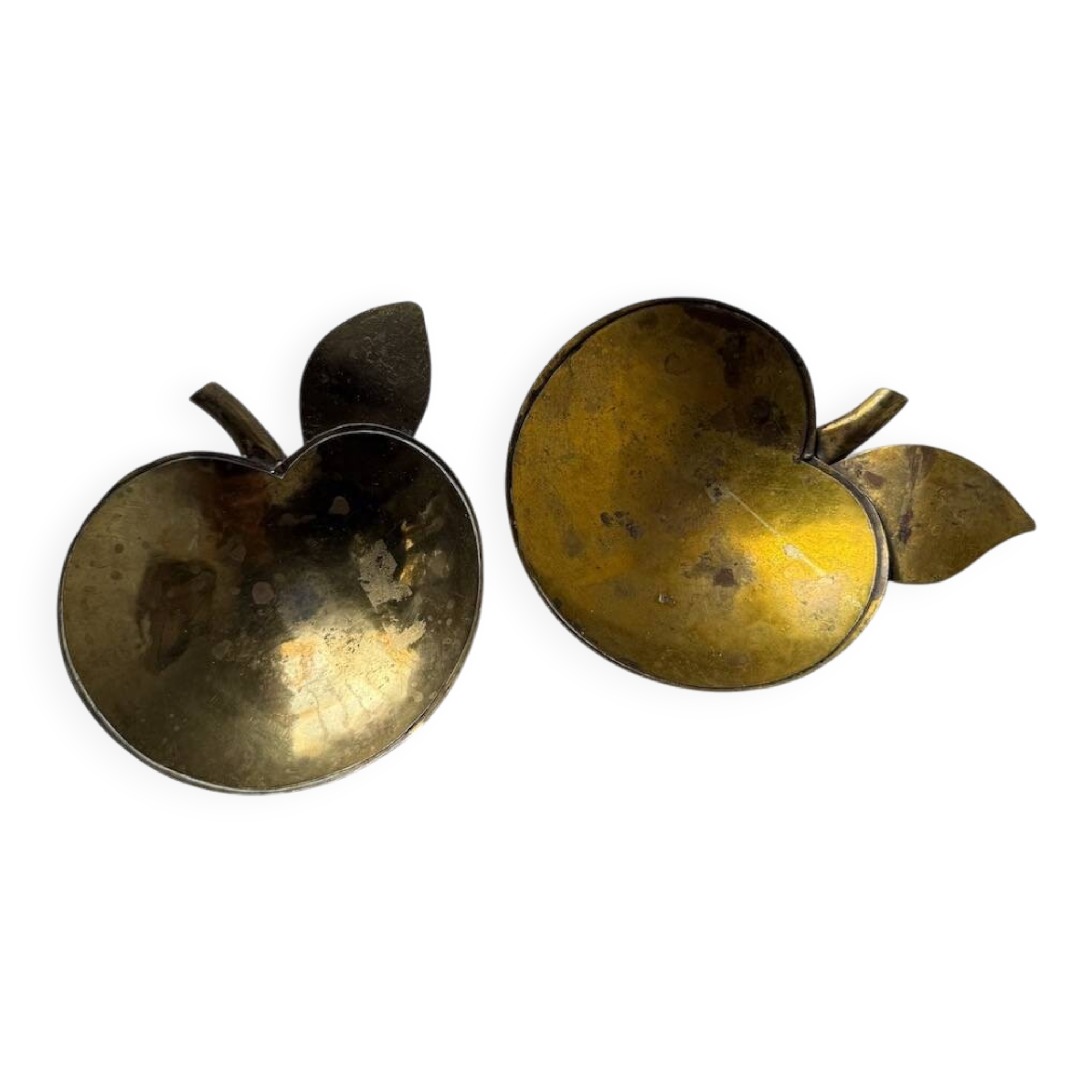 Brass "apple" pocket watch