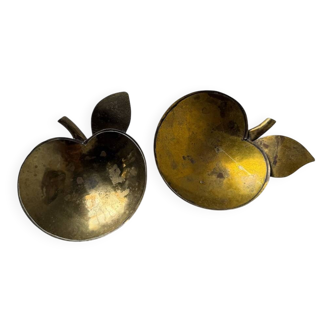 Brass "apple" pocket watch