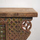 Buffet bas ancien chinois sculpté en sapin à panneaux ornés – Gansu, vers 1930