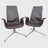 2 FK6725 Chairs by Preben Fabricius and Jørgen Kastholm