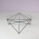 Table basse ronde des années 1960 en provenance de Suisse