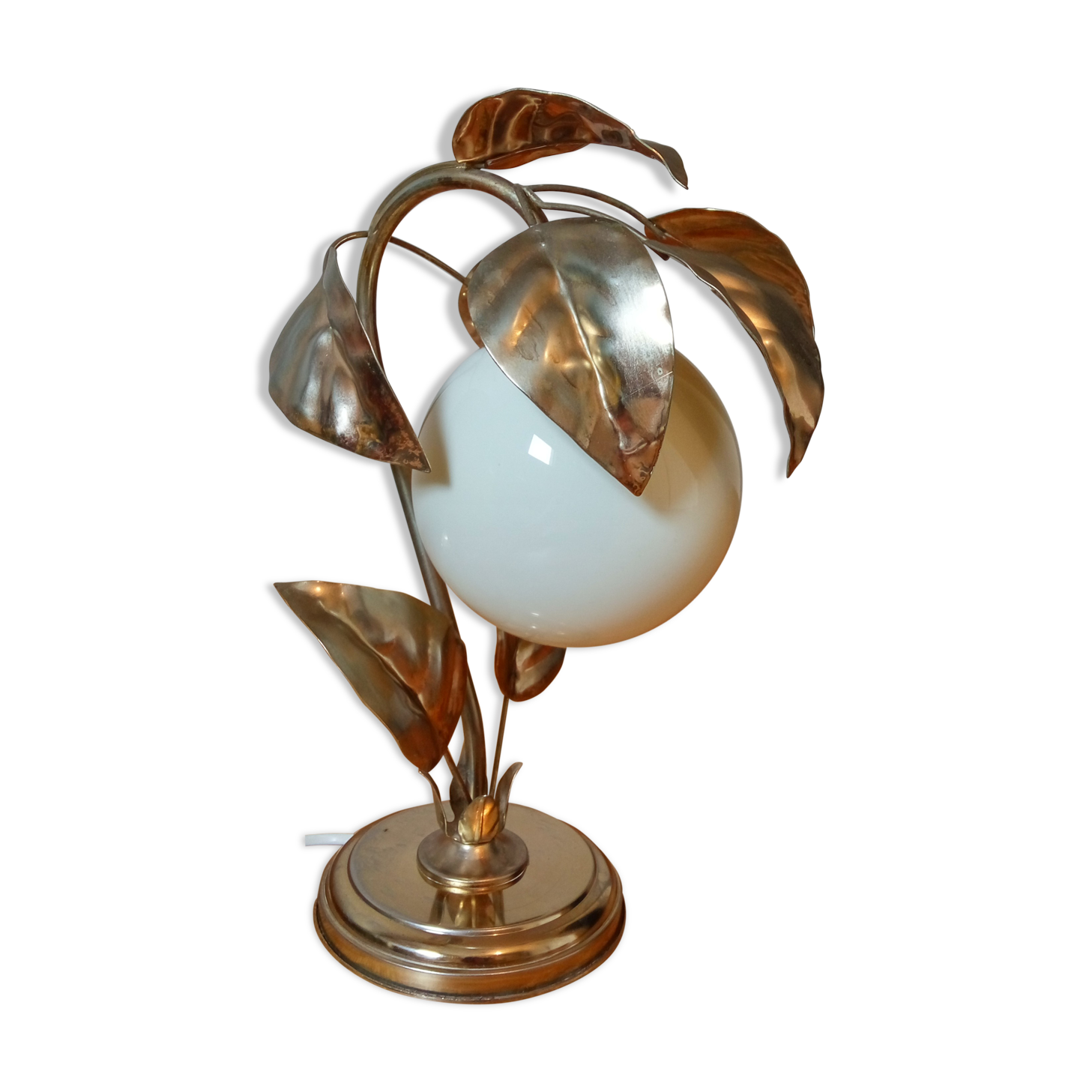 Lamp with leaves 70s