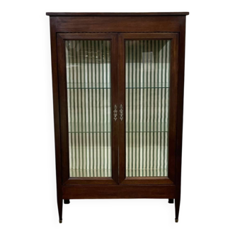 Vitrine en acajou de style Louis XVI début XXème