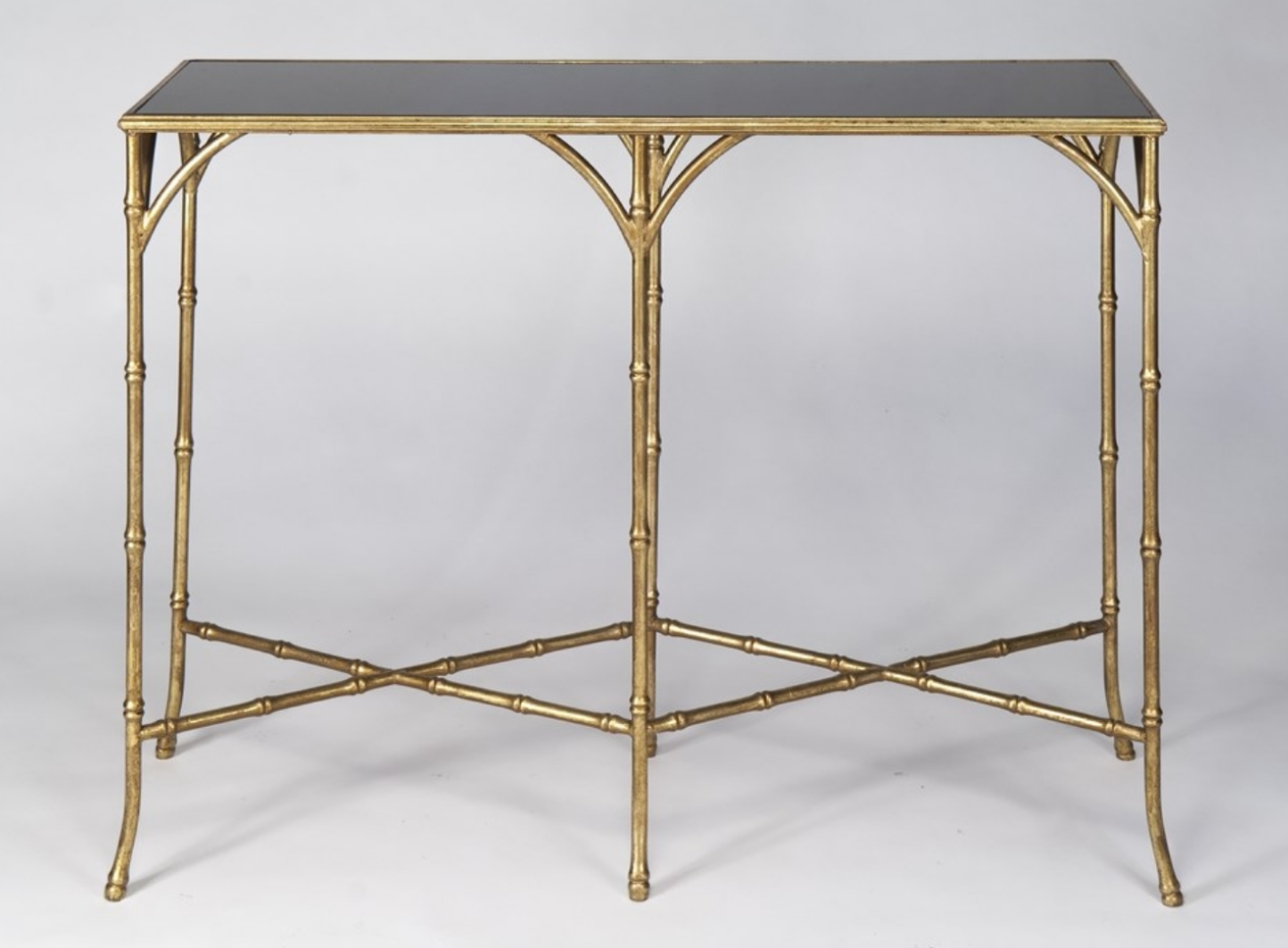 6-foot bamboo console