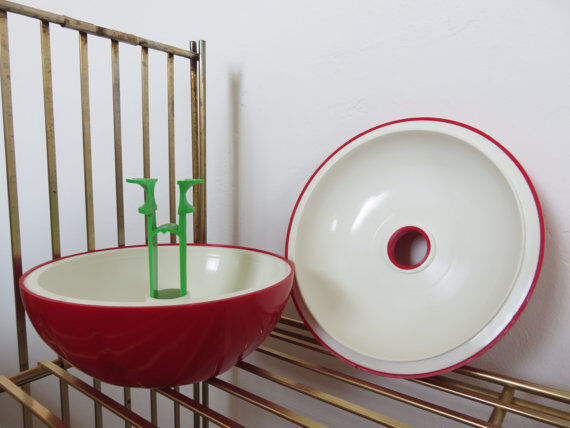 Tomato ice bucket 70s