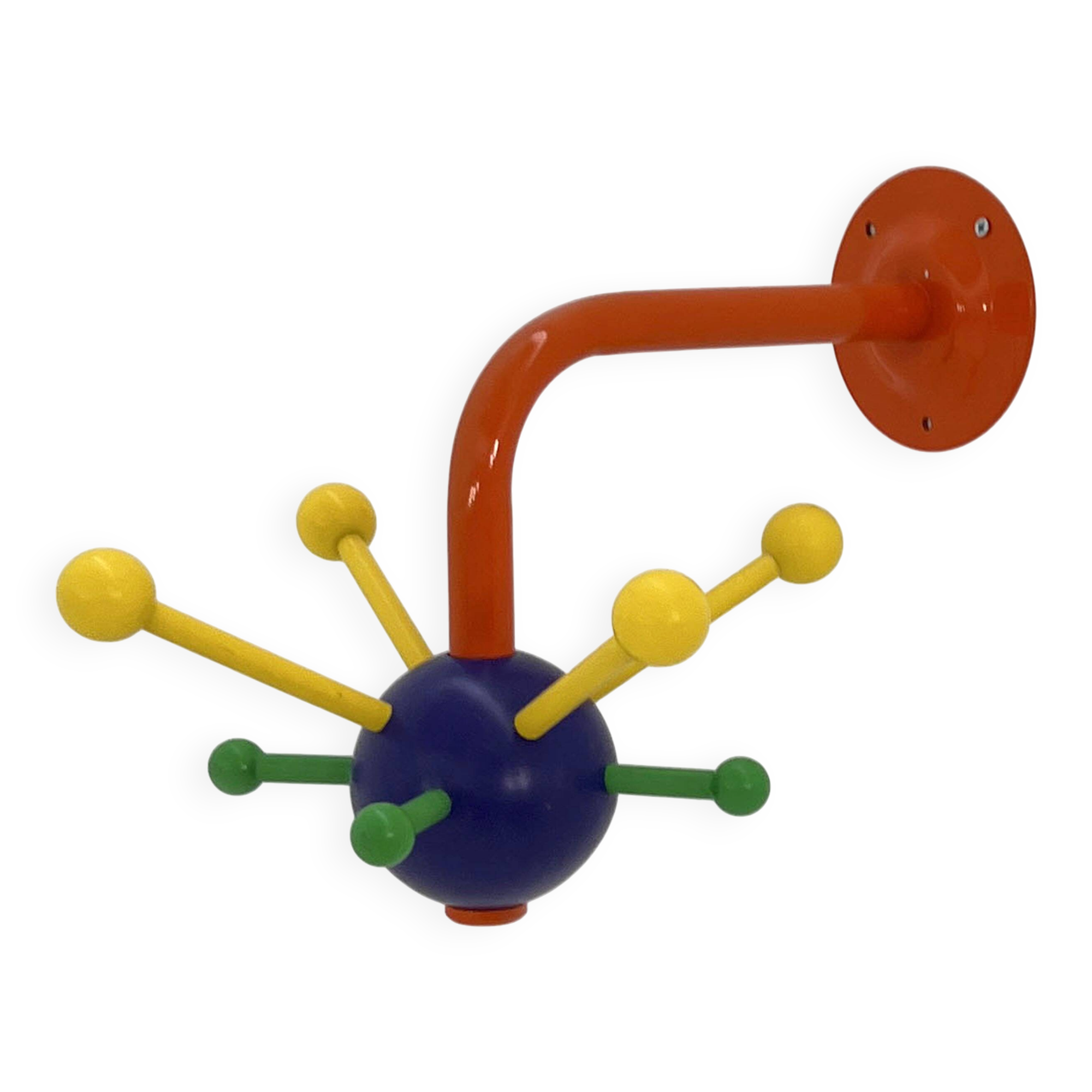 Mina multicoloured wall coat rack by Ikea, 1990