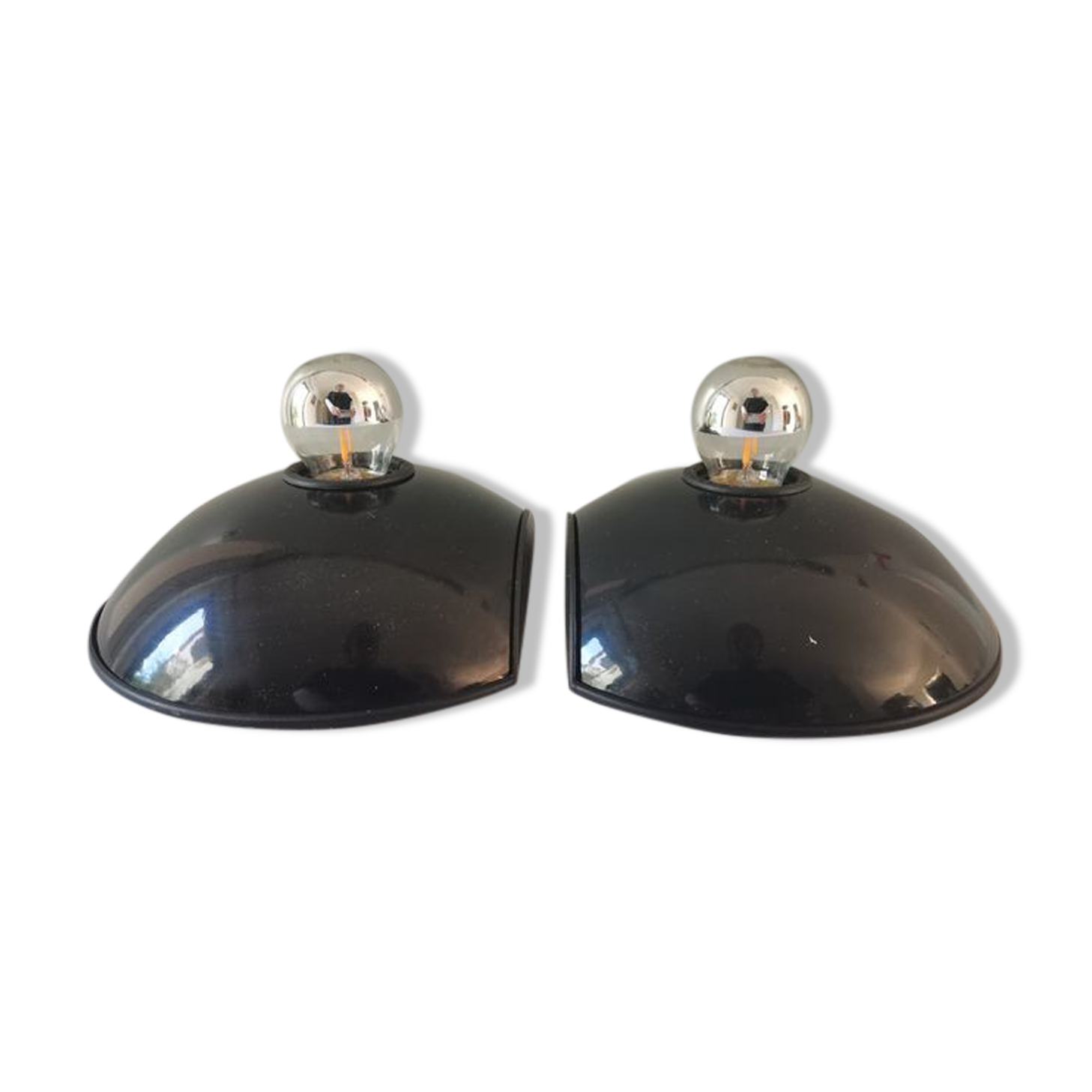 Pair of Italian design wall lamps T. Cimini for Lumina - "Emi"