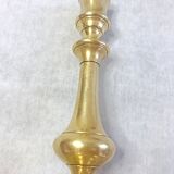 Bougeoir flambeaux cuivre doré XIXe