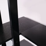 Ebonized Oak Shelving Units Denmark, Niels Gammelgaard 1970s