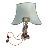 Staffordshire porcelain table lamp