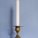 Antique carved bronze candlestick