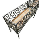 Wrought iron planters