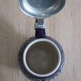 Beer mug with tin lid