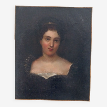 Portrait of a young woman of the nineteenth century