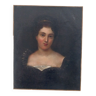 Portrait de jeune femme du XIXe siècle