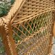 Antique rattan armchair