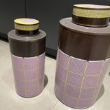 Set of 3 vintage decorative pots – Fabienne Jouvin,