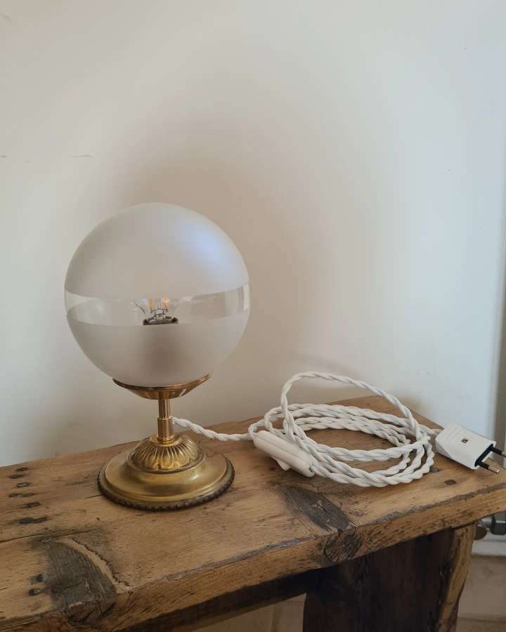 Lampe sphère années 70