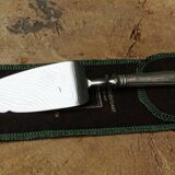 Christofle silver-plated pie server, Malmaison model.