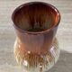 Vintage glazed terracotta vase