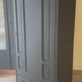 Black art deco Parisian wardrobe