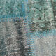 Tapis patchwork vintage vert 300x210cm