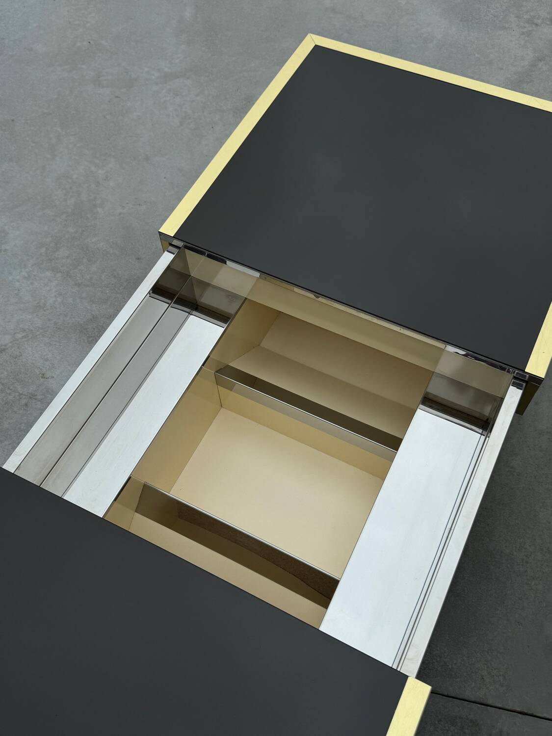 70s designer bar coffee table